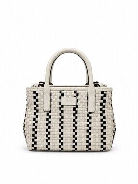 Radley London collection "Weavers Way" Black Ivory Leather Purse Shoulder Bag